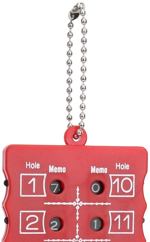 Dailygoods- Golfscore-apparaat 2 Stuks - Draagbare Golfteller - 18-holes Scoreregistratie - Compact en Lichtgewicht - Eenvoudige Bedienning - Duurzaam Ontwerp - Golfscoreteller van Dailygoods — afbeelding 4