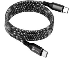 Smrter MAGNETO_C2C_AT_R USB-laadkabel USB-C stekker 1 m Antraciet