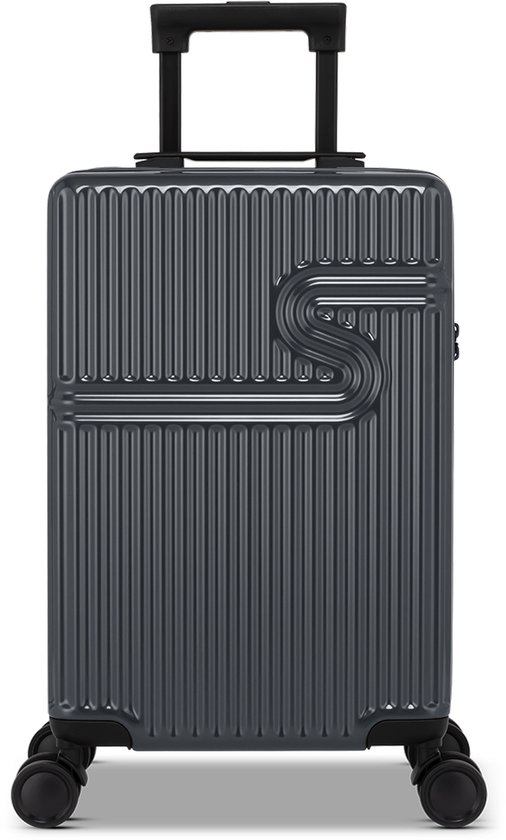 Handbagage koffer 55x34x20 cm - Reiskoffer handbagage - TSA slot - 28L - Signature koffer Charcoal Gray