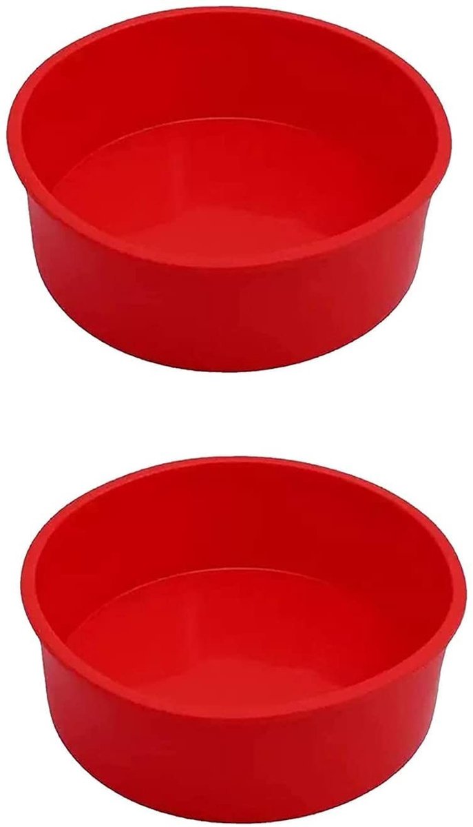 Dailygoods- Cakevormen 15,5 cm - Siliconen Bakvormen - Antiaanbaklaag - Flexibel/Duurzaam - Geschikt voor Magnetron/Oven - Temperatuurbestendig van -30°C tot 200°C - Bakvorm