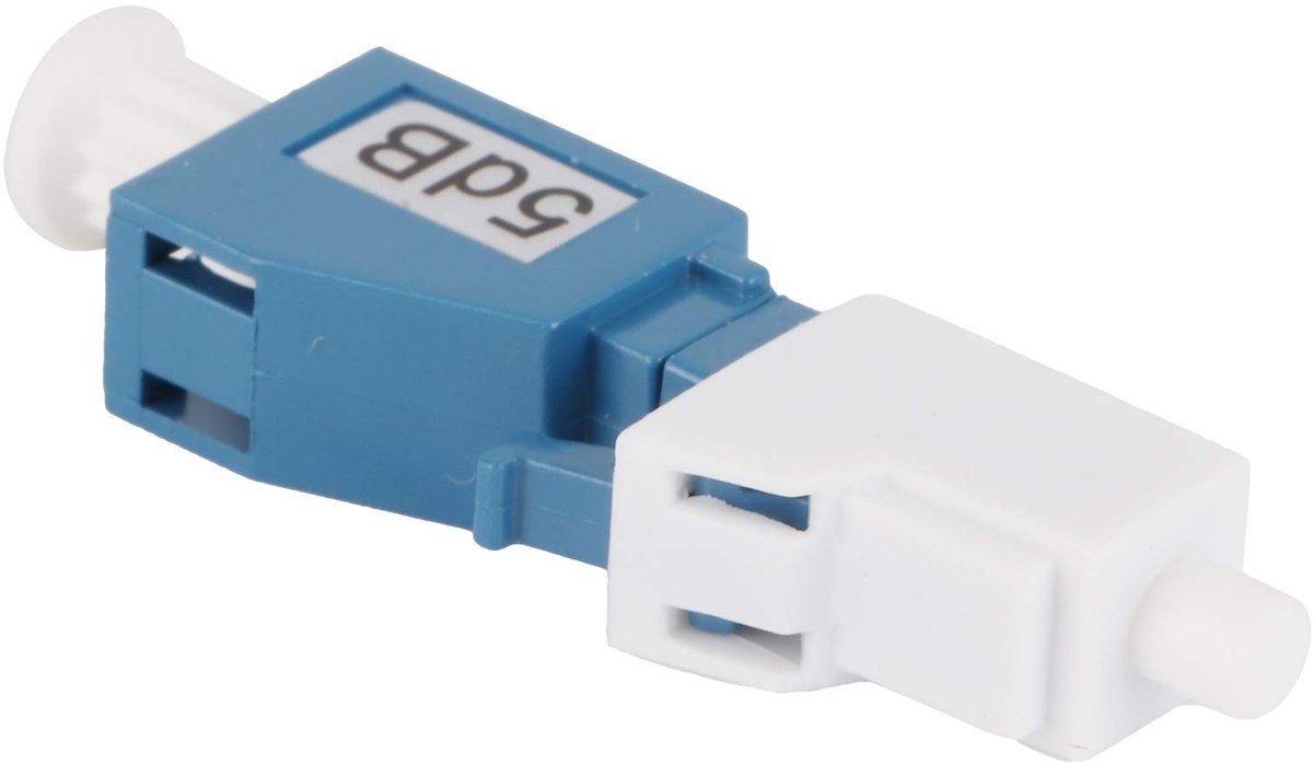 Dailygoods- Vezelverzwakker Hoog Retourverlies - Optische Vezelconnector - Single Mode - Mannelijk/Vrouwelijk - Keramisch - ABS/Roestvrij Staal