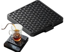 Koffie Weegschaal Druipbak - Koffie Accessoire - Aanrecht Schoonhouden - Zelfafvoerend Ontwerp - 14W x 4H cm - Niet gespecificeerd