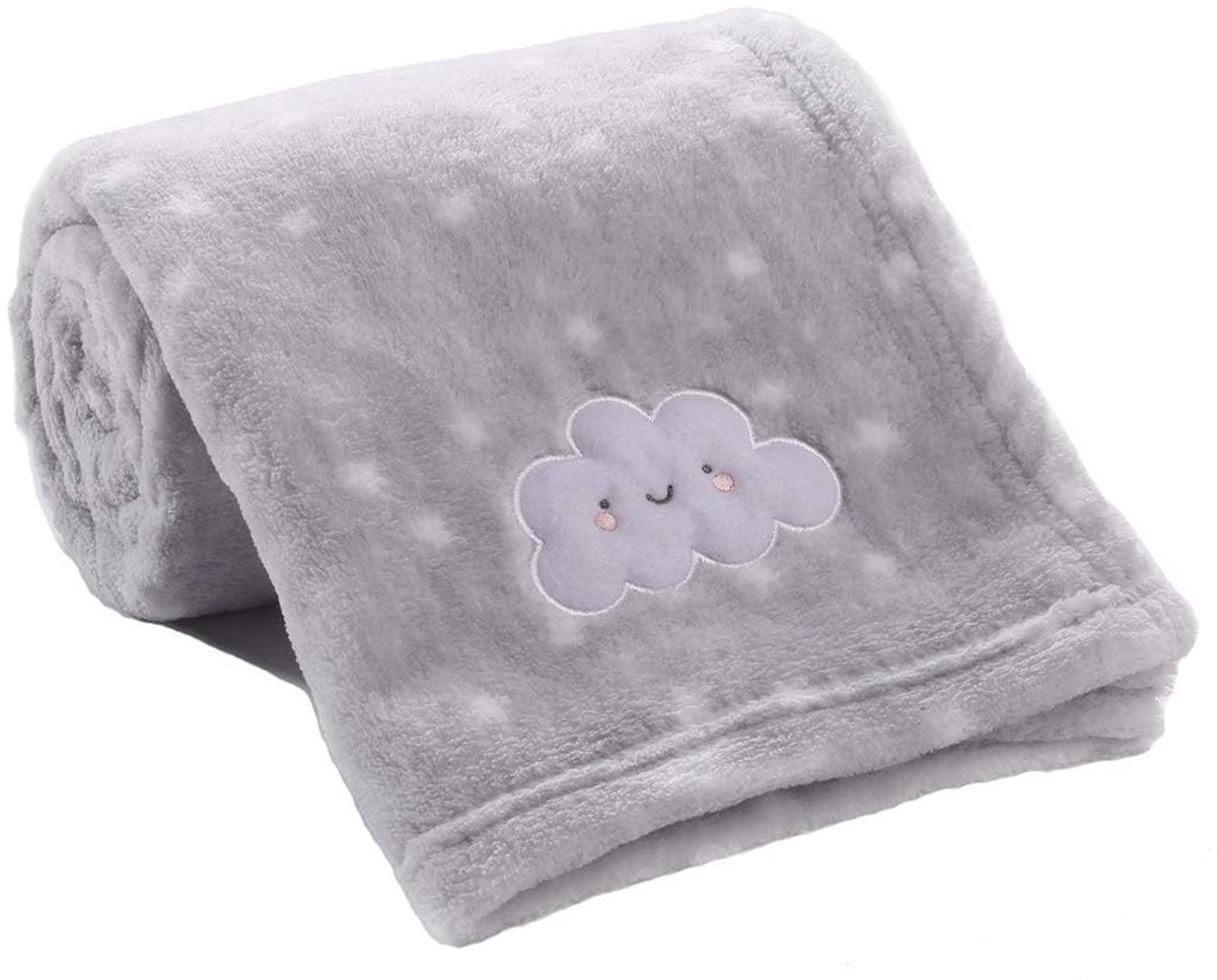 Dailygoods- Peuterdeken Zacht en Warm - Babydeken - Wiegdeken - Kinderwagen Deken - Ademend Ontwerp - 100% Microfleece - 75 x 100 cm