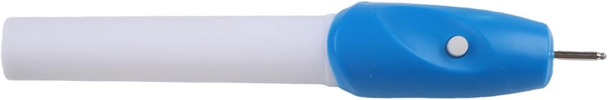 Graveerpen - Etsgereedschap - Hobby projecten - Draadloos op batterijen - 17.5 cm - Blauw wit