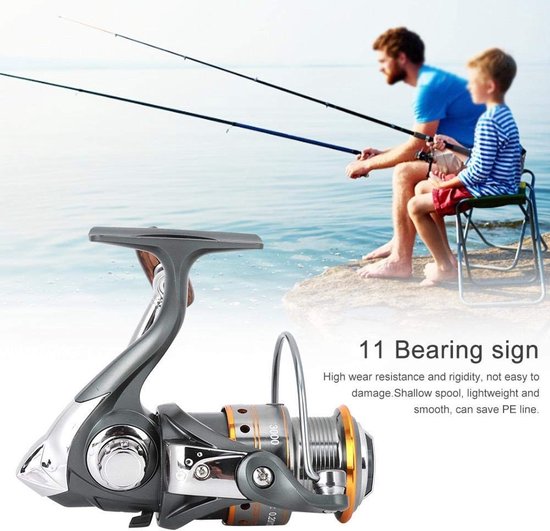 Dailygoods - Visserij-reel, 11-as Bevel-verbinding Ondiepe Spoel Zoutwater Spinhaspel Lokken Spinning Reel Viswielaccessoire van Dailygoods — afbeelding 4