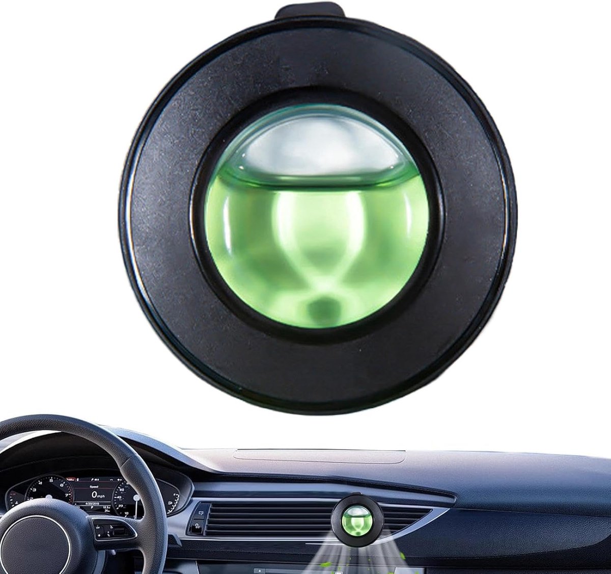 Auto Luchtverfrisser - Ventilatie Clip - Auto Interieur - Langdurige Geur - 8 x 5 x 5 cm - Zwart