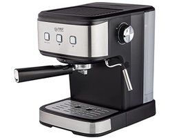 Espresso Machine - Portafilter Machine - Thuis Barista - Met Melkopschuimer - 15L Tank - Zwart