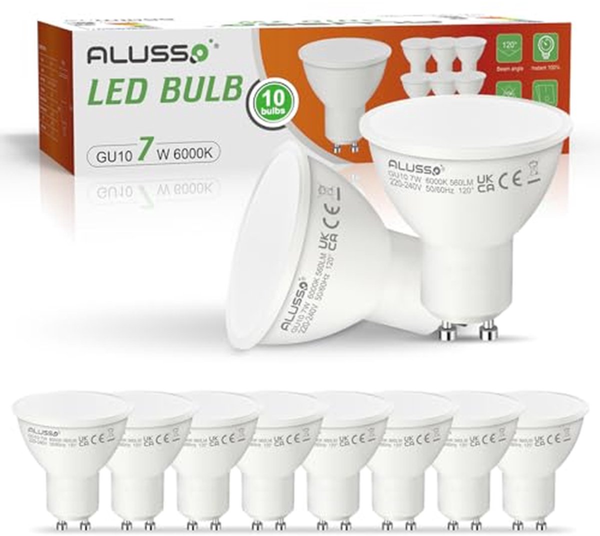 Led Lampen - Spots - Huis Verlichten - Energiebesparend - 7W 630 Lumen - Koud Wit