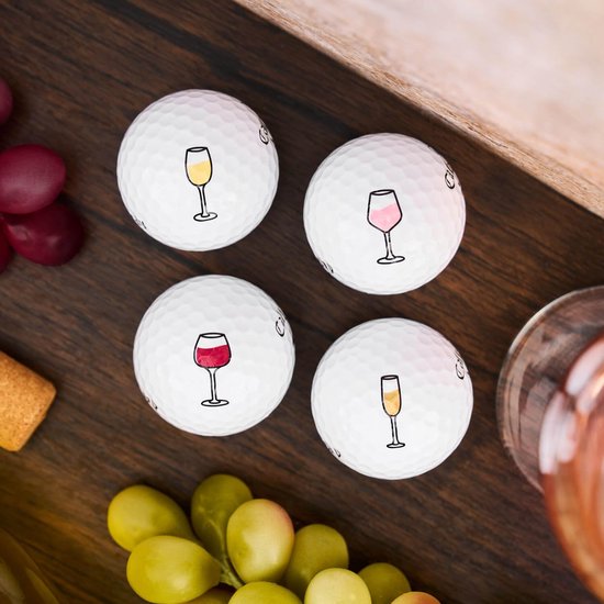 Golfballen Set - Zachte Ballen - Sport Spelen - Verbeterde Prestaties - 12 Stuks - Cheers Logo — afbeelding 2
