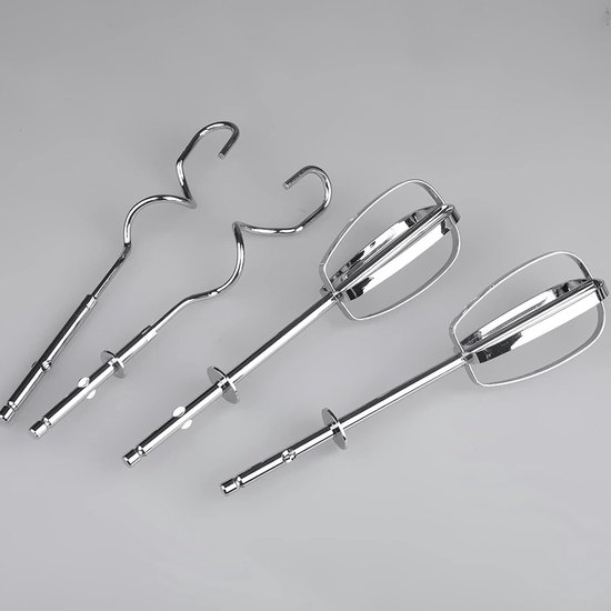 Elektrische Mixer - Keukenmixer Handmixer - Bakken en Koken - 5 Snelheden - 200 Watt - Wit — afbeelding 4