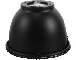 Warmtelamp Kap - Reptielen Verwarmer - Terrarium Temperatuur - Gerichte Warmte - 14 cm Diameter - Zwart