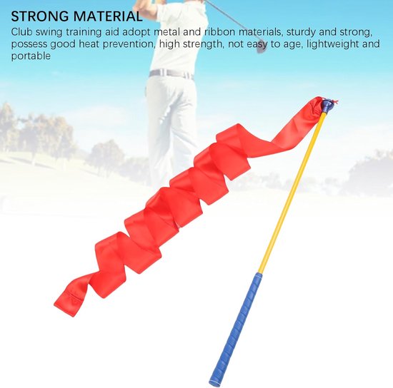 Club Swing Stick - Trainer Ritmestok - Golf Swing Oefenen - Visualiseer Swing Traject - 70 cm - Blauw van Club — afbeelding 5