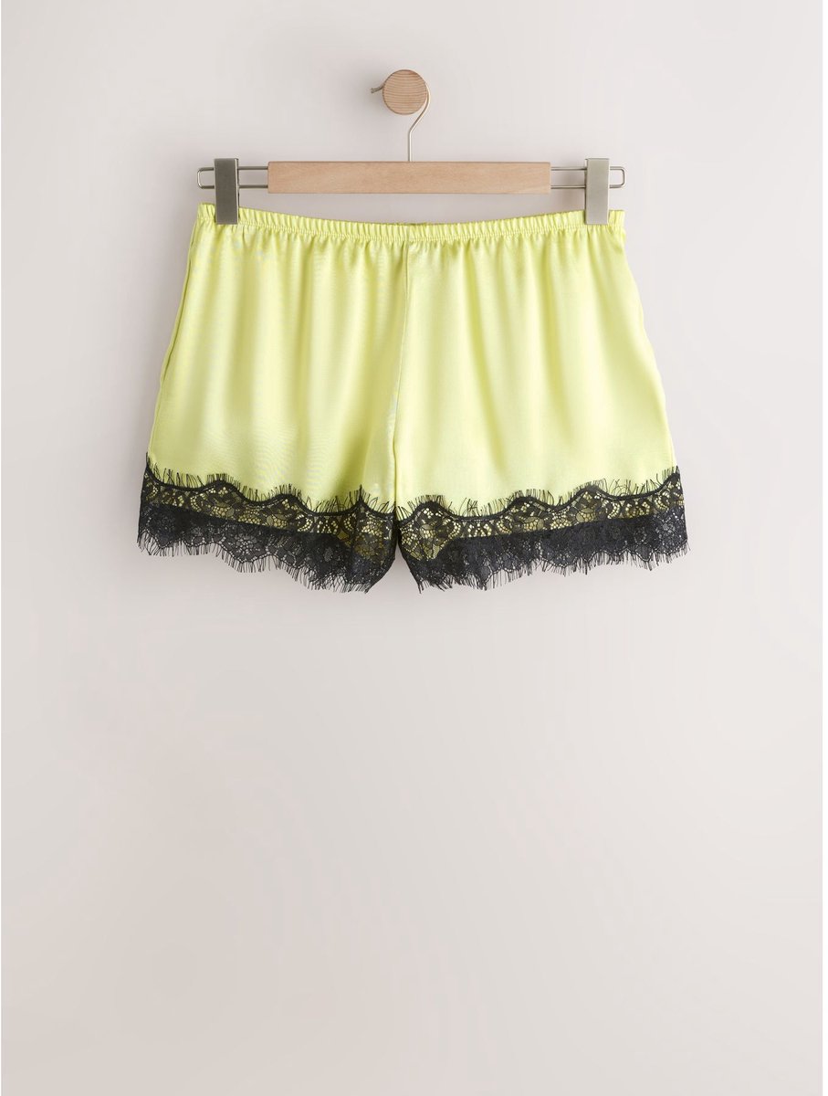 Next - Dames - Short met kanten rand - Groen