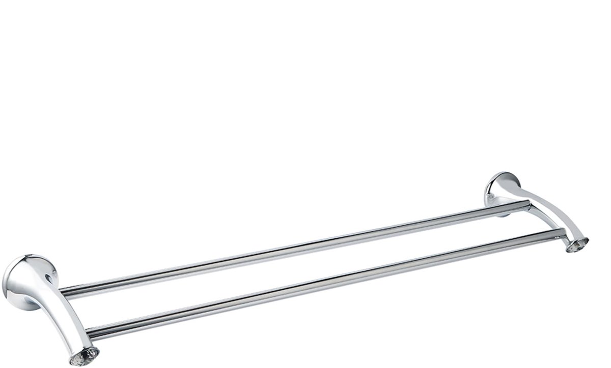 Dailygoods - Mooche Handdoekenrek van roestvrij staal voor badkamer, keuken, huis, MGML601-C