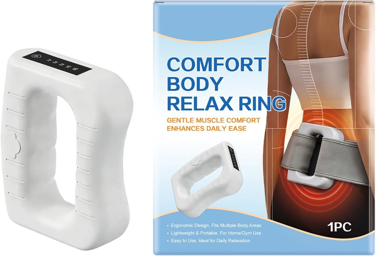 Fascia Massager Ring - Cellulite Massager - Spierherstel na sport - Circulerende Kneedtechnologie - 14.5 x 9.5 x 16.5 cm
