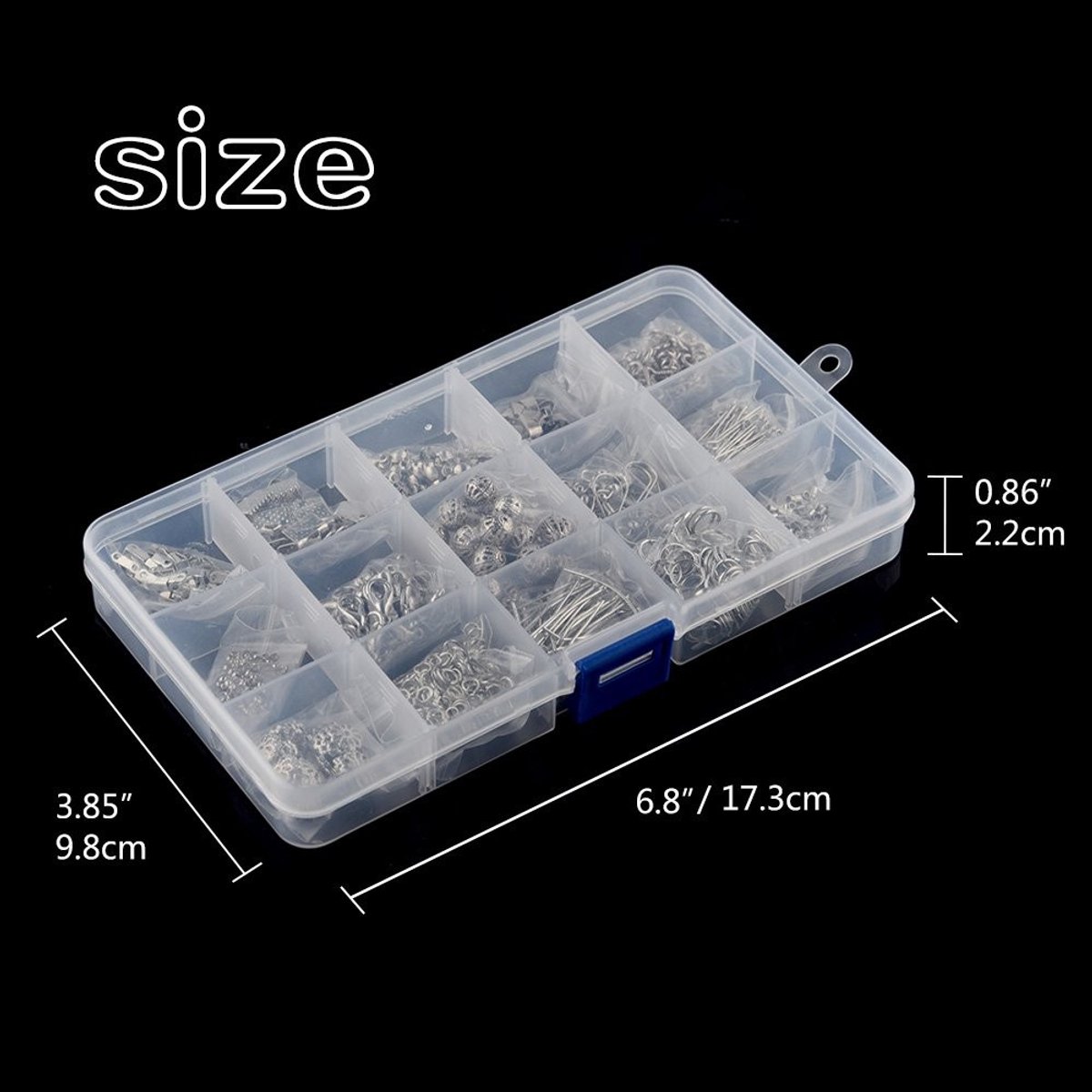 Dailygoods- Sieradenmaakset - Sieradenreparatieset - Gereedschapset - Inclusief messing ring - Pincet - Tang - Perfect voor beginners - Sieradenkit — cadeau in Sieraden - foto 5