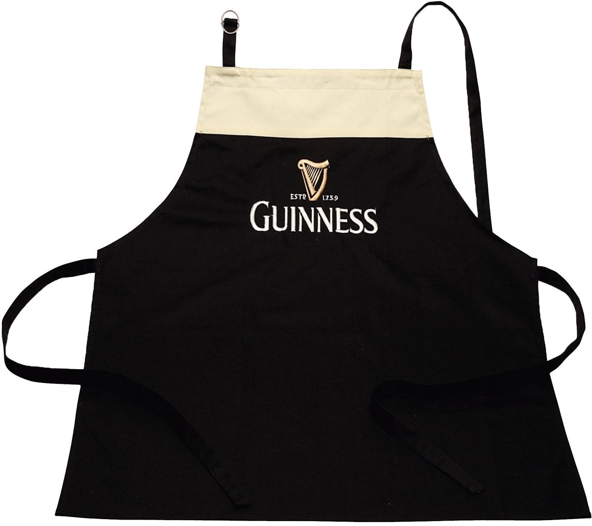 Dailygoods- Schort 100% Katoen - Verstelbare Bandjes - Geborduurd Logo - 31.5"L x 27"W - Perfect voor Koken - Geschikt voor Volwassenen - Keuken Schort