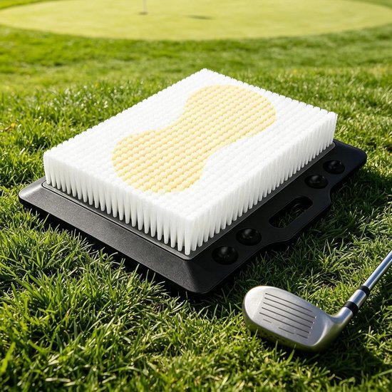 Golf Oefenmat - Chipmat Trainingshulpmiddel - Golfvaardigheden Verbeteren - Geïntegreerd Geen Montage - 40x35 cm - Groen van GOLF — afbeelding 3