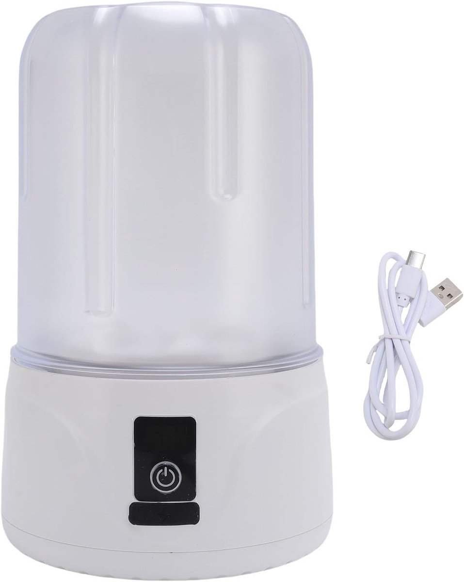 Mini Wasmachine Draagbaar Apparaat Reizen en Kamperen Oplaadbaar Via USB 1 Liter Inhoud Wit