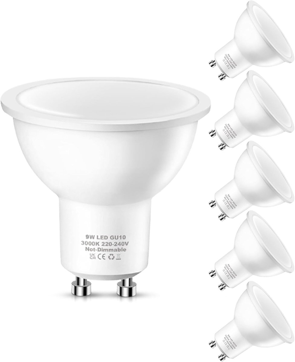 LED Lamp - Spot Bulb - Sfeerverlichting Thuis - Energiezuinig - 6 Stuks - Warm Wit
