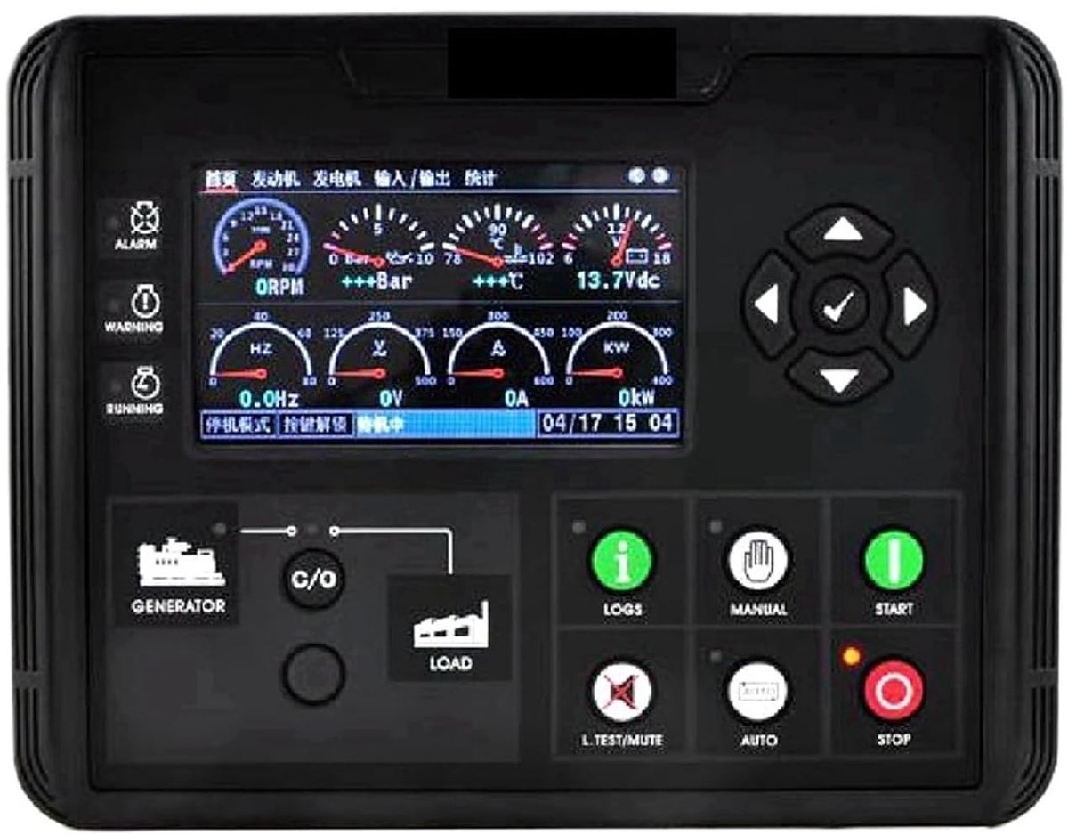 Generator Controller - Paneel Bewaking - Diesel Monitoring - Parameter Weergave - 1x1x1 cm - DC60DR