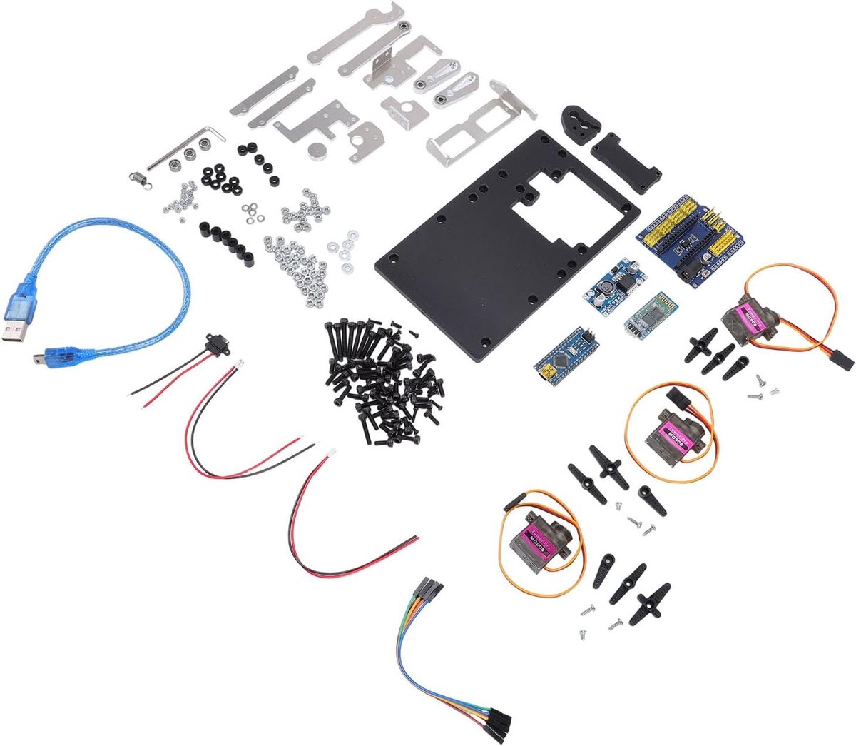 Tekeningrobot Kit - STEM Speelgoed Robot - Kinderen Leren Tekenen - Volledig Metalen Tandwiel