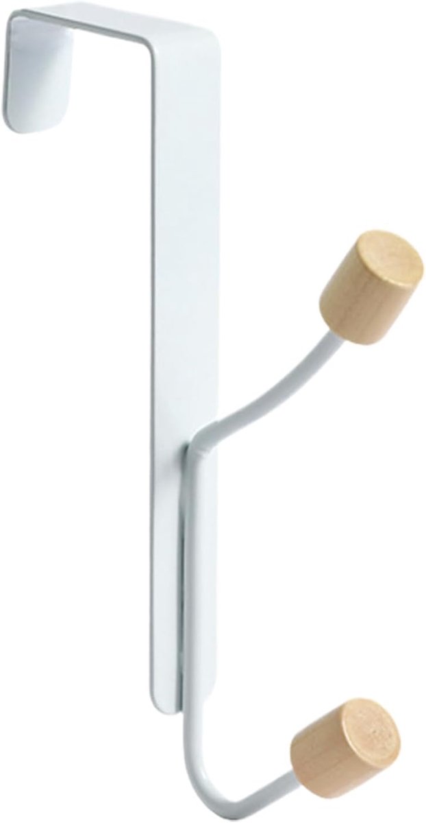 Deurhanger Haak - Handdoekhaak - Ruimte Besparen - Zwaar Metaal - 13 x 30 cm - Enkel Kenme