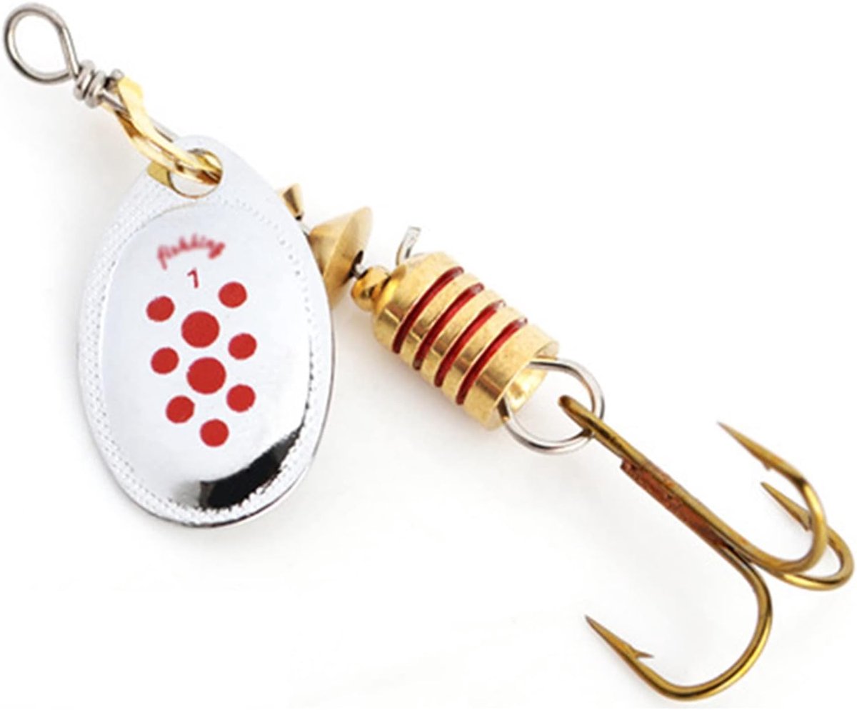 Spinner Bait Vissen - Harde Lepel Lures - Vissen Op Baars - Continue Flash Vibratie - 3G-13G - No.1