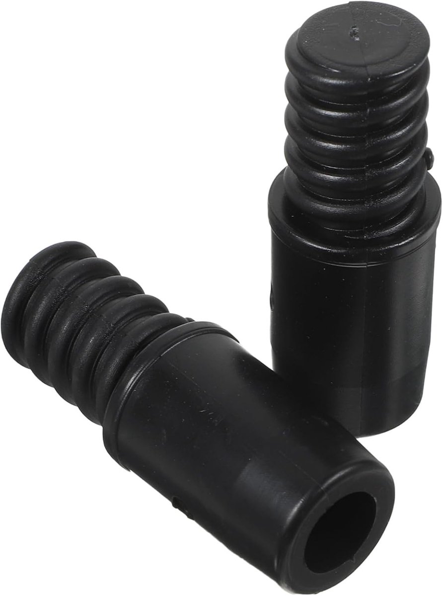 Verlengstok Bezemsteel - Connector Bezemsteel Adapter - Reinigen Uitbreiden - Schroefdraad Bevestiging - 55 cm - Zwart