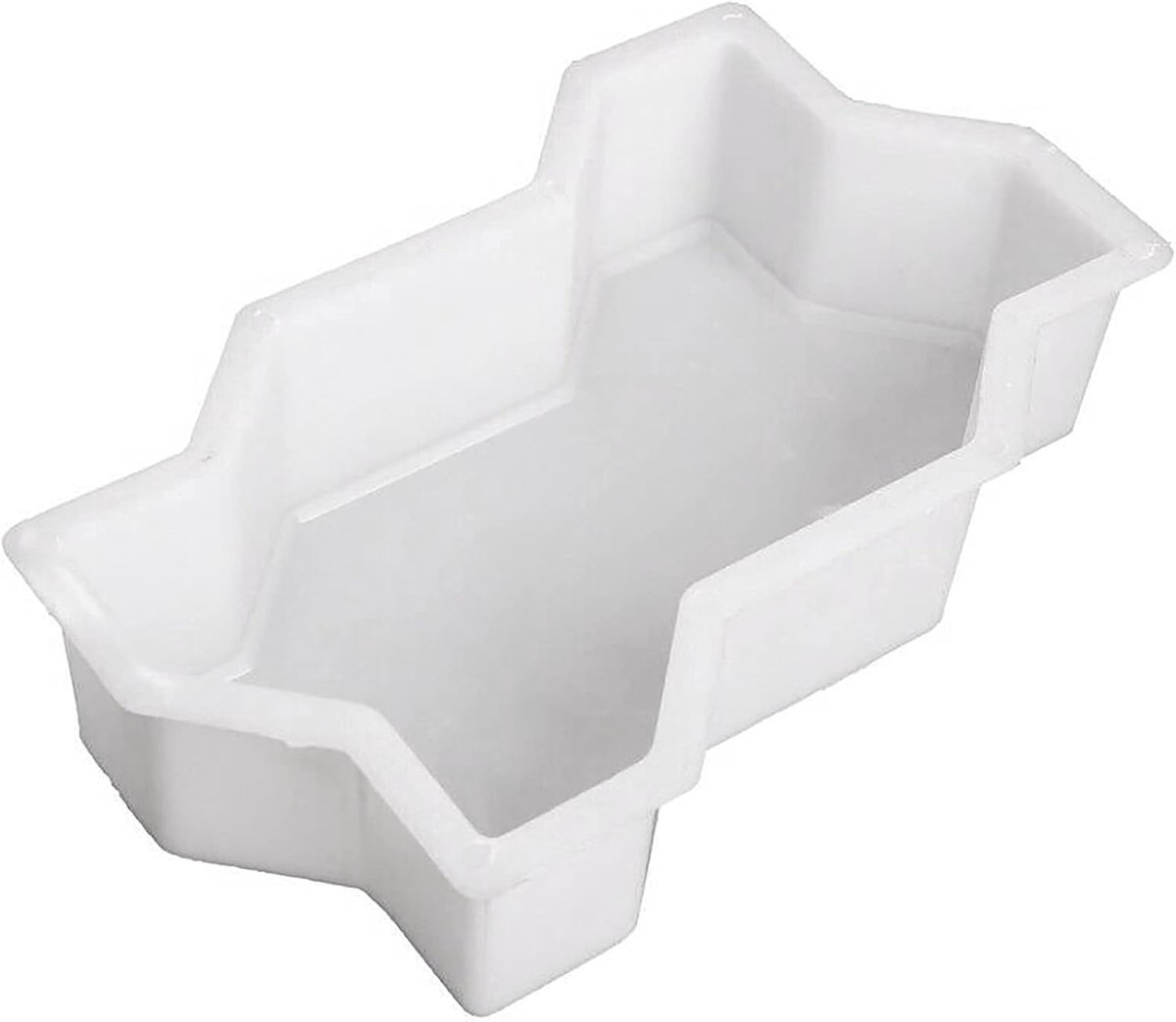 Bestratingsvorm Tuinpad - Betonmal Tuin - Tuin Decoratie - Herbruikbaar Plastic - 11x22x6 cm - Roze