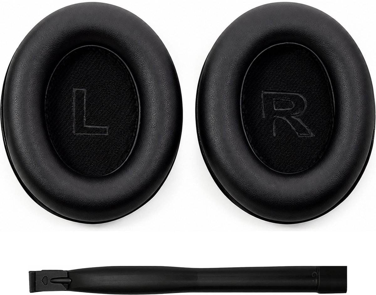 Set Oorkussens voor Anker Soundcore Koptelefoon - Life Q30 Oorkussen - Life Q30/Q30BT/Q35 - Memory Foam - Zwart