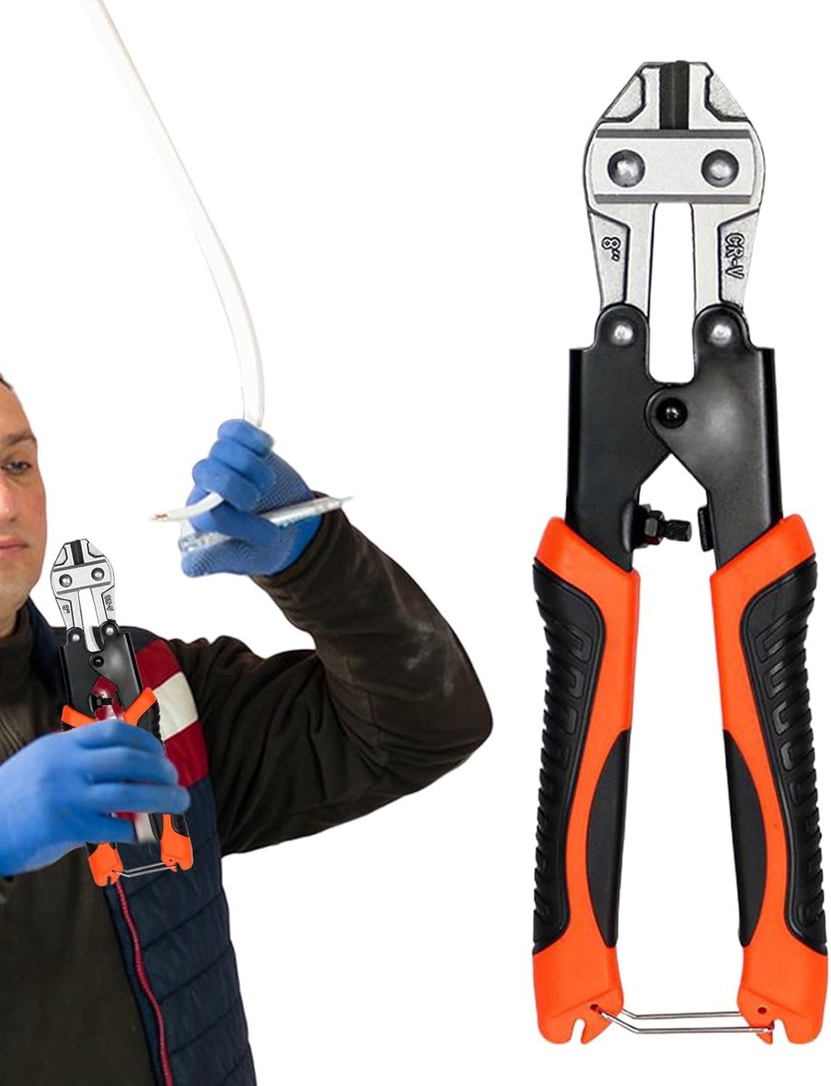 Staalkabel Kniptang - Kabelschaar Zwaar - Hekwerk Maken - Precisie Kaken - 20 cm - Enkel Kenmerk