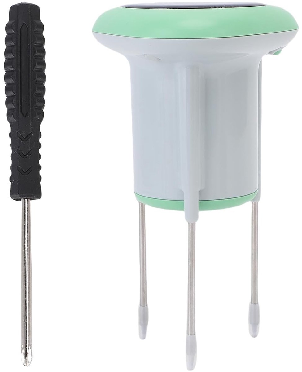 Bodem Sensor - Planten Meter - Tuin Onderhoud - Zonne-energie Laden - 45 Meter Bereik - Zwart