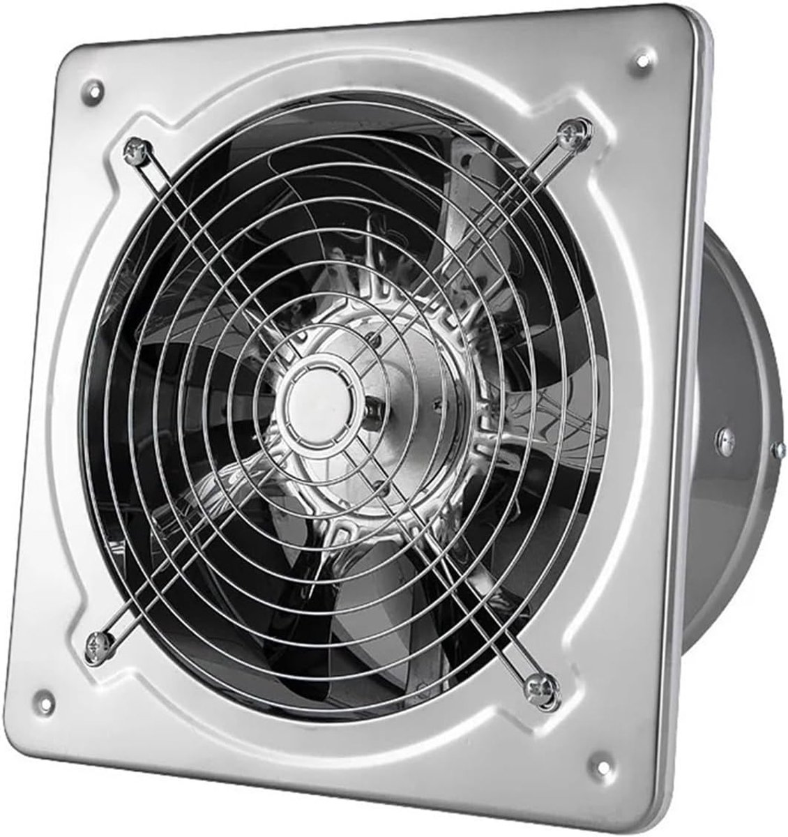 Afzuigventilator - Booster Fan - Ventilatie Ruimte - Roestvrijstalen Behuizing - 7 inch -