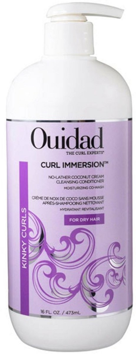 Curl Immersion No-Lather Coconut Cream Cleansing Conditioner 16oz
