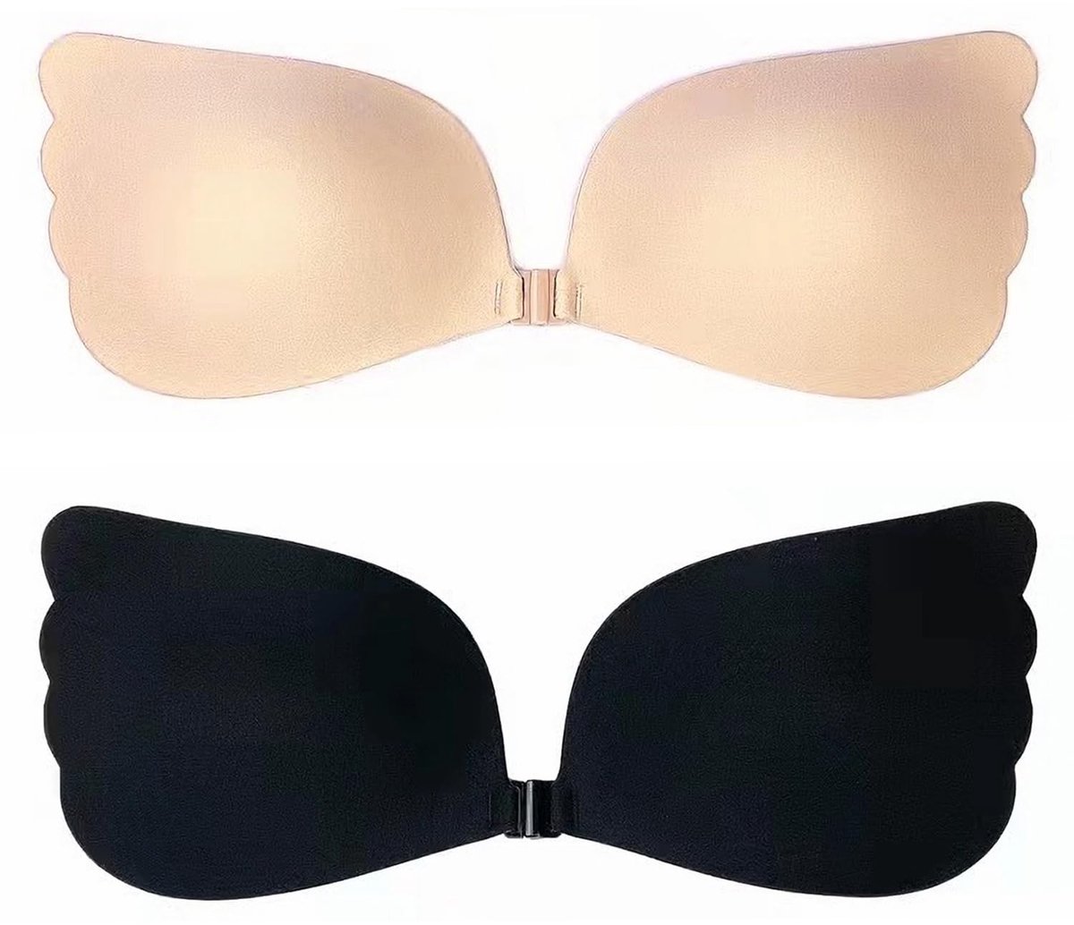 Dailygoods- Onzichtbare Beha - 2 Paar - Siliconen Borstkussens - Herbruikbaar - Zweetabsorberend - Ademend - Voor Dames