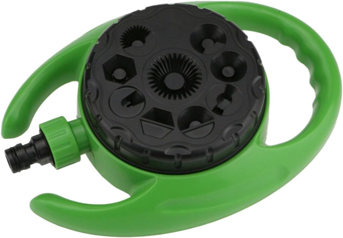 Gazon Sproeiers - Tuin Irrigatie - Gelijkmatige Besproeiing - 360 Graden Rotatie - 22.8 x 15.8 cm - Groen