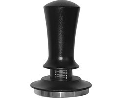 Koffie Tamper - Poederdrukker - Espresso Bereiden - Constante Kracht - 53 mm - Zwart
