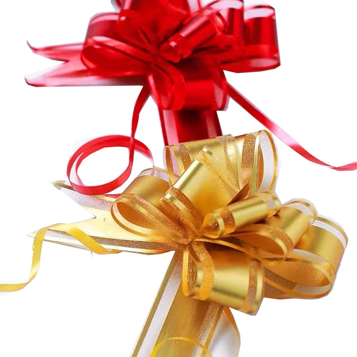 Dailygoods- Geschenkstrikken 40 Stuks - Decoratieve Strikken - Kerstmis/Bruiloft/Feest - V