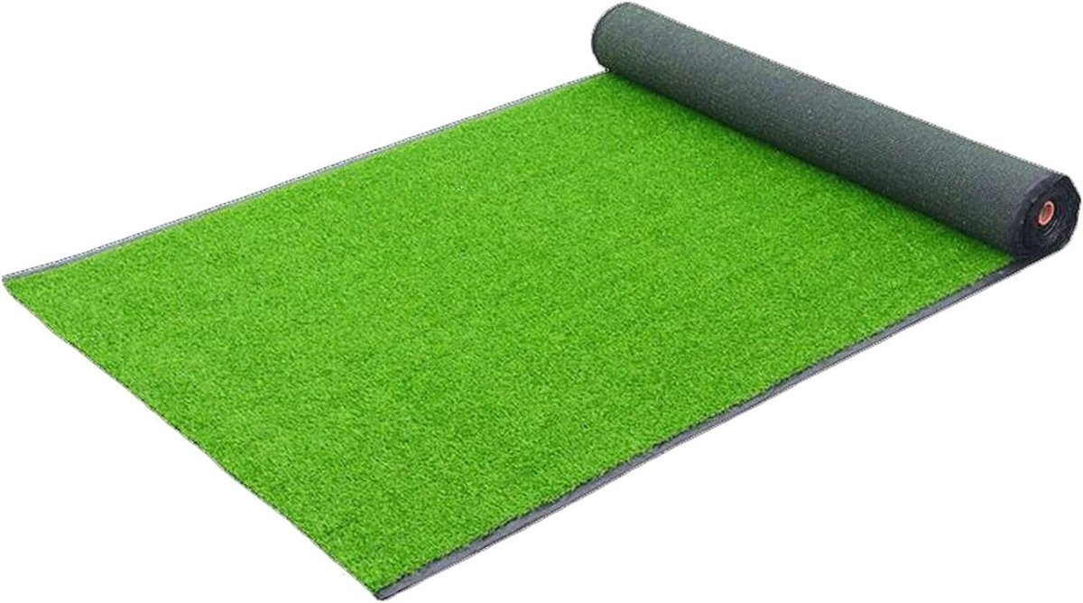 Synthetische grasmat - Kunstgras tapijt - Buitenruimte verfraaien - UV bescherming - 60 x 120 cm - Groen