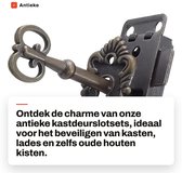 Onf3 - Antieke kastdeurslotsets - Vintage kastsloten - Veilig en