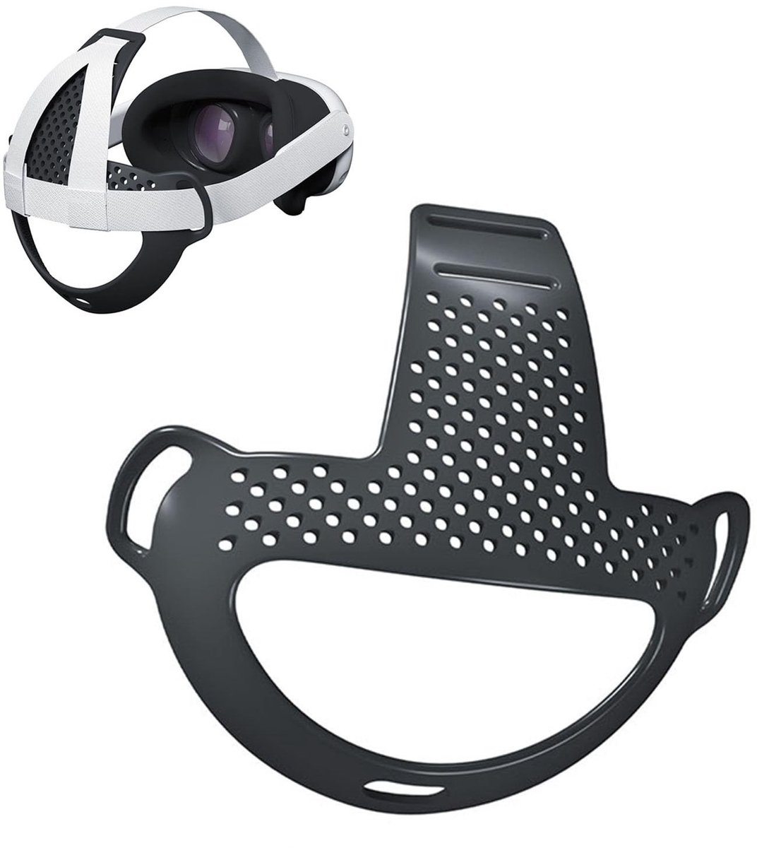 Dailygoods - TPU Hoofdkussen voor Meta Quest 3 VR Headset