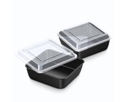 Dailygoods - Homikit Braadpan met deksel, vierkante bakvorm van roestvrij stalen kern met zwarte antiaanbaklaag, kleine bakplaat Brownie-bakvorm in de oven, gezond en gemakkelijk te reinigen