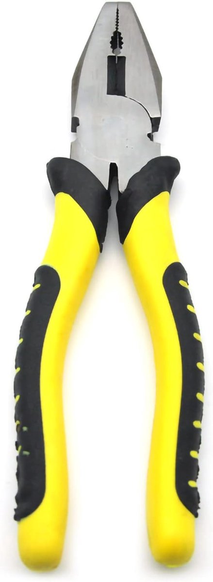 Combinatietang - Elektricien tang - Draadbewerking - Hoge koolstofstaal - 6 inch - Zwart