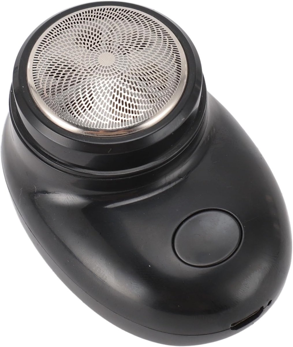 Baardtrimmer Heren - Elektrische Trimmer - Dagelijkse Verzorging - Roestvrij Staal - 67 x 48 mm - Mat Zwart