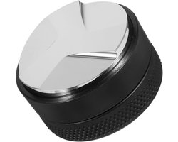 Koffie Tamper - Espresso Drukker - Thuis Espresso Zetten - Gelijkmatige Drukverdeling - 63 cm Diameter - Zwart