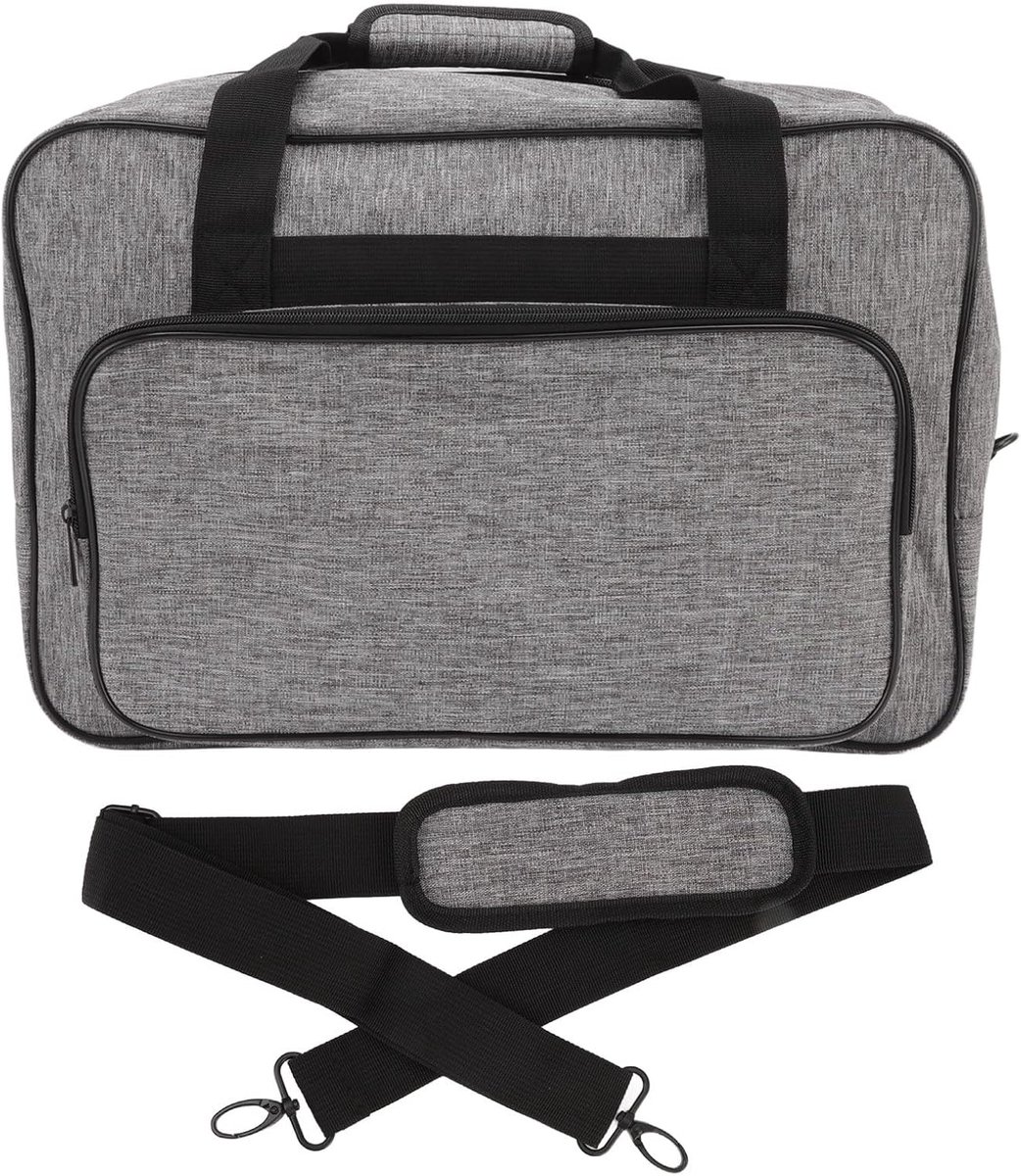 Naaimachine Tas - Draagbare Opberger - Naaispullen Opbergen - Versterkte Stiksels - 46x23x31cm - Grijs