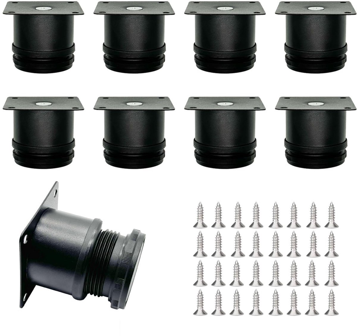 Dailygoods- Meubelpoten Verstelbaar - Meubelpoten Set van 4