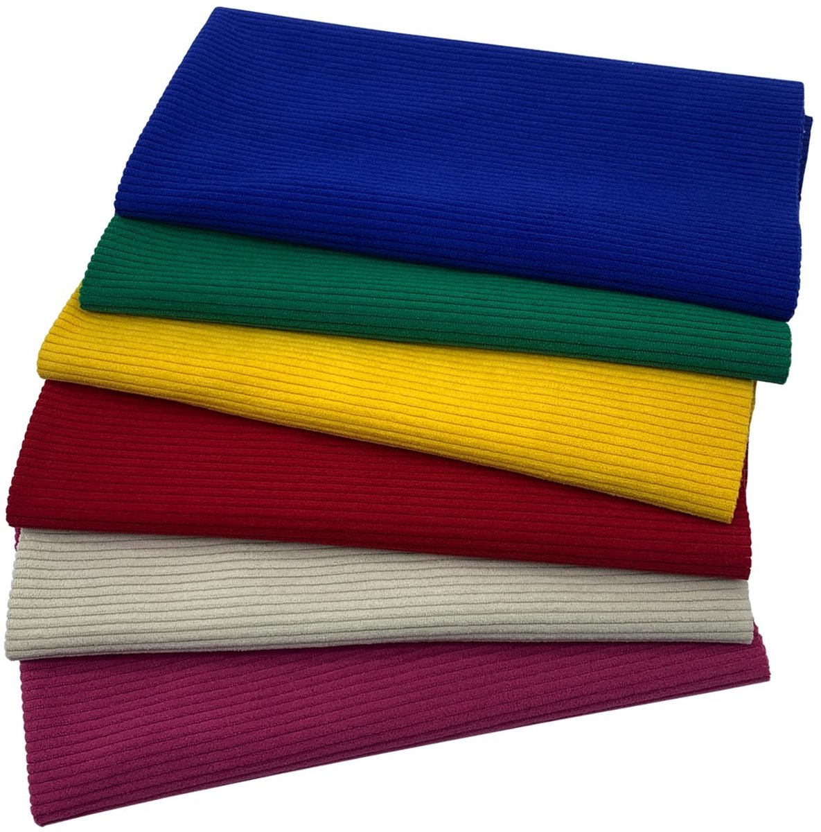 Dailygoods- Corduroy Stof Set van 6 - 47x47cm - Bekleding