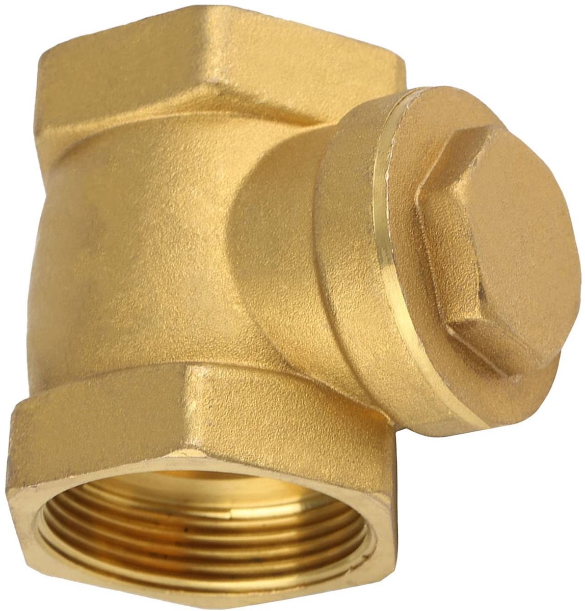 Dailygoods- Terugslagklep 1 1/4 inch - Messing - DN32 binnendraad - 232 psi - Waterdicht - Duurzaam en eenvoudig te installeren - Klep
